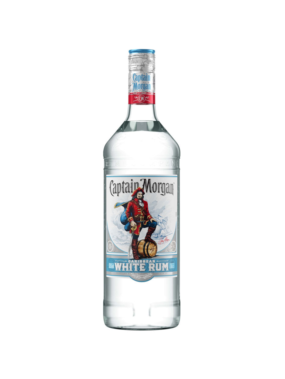 CAPTAIN MORGAN  WHITE RUM 37.5% VOL